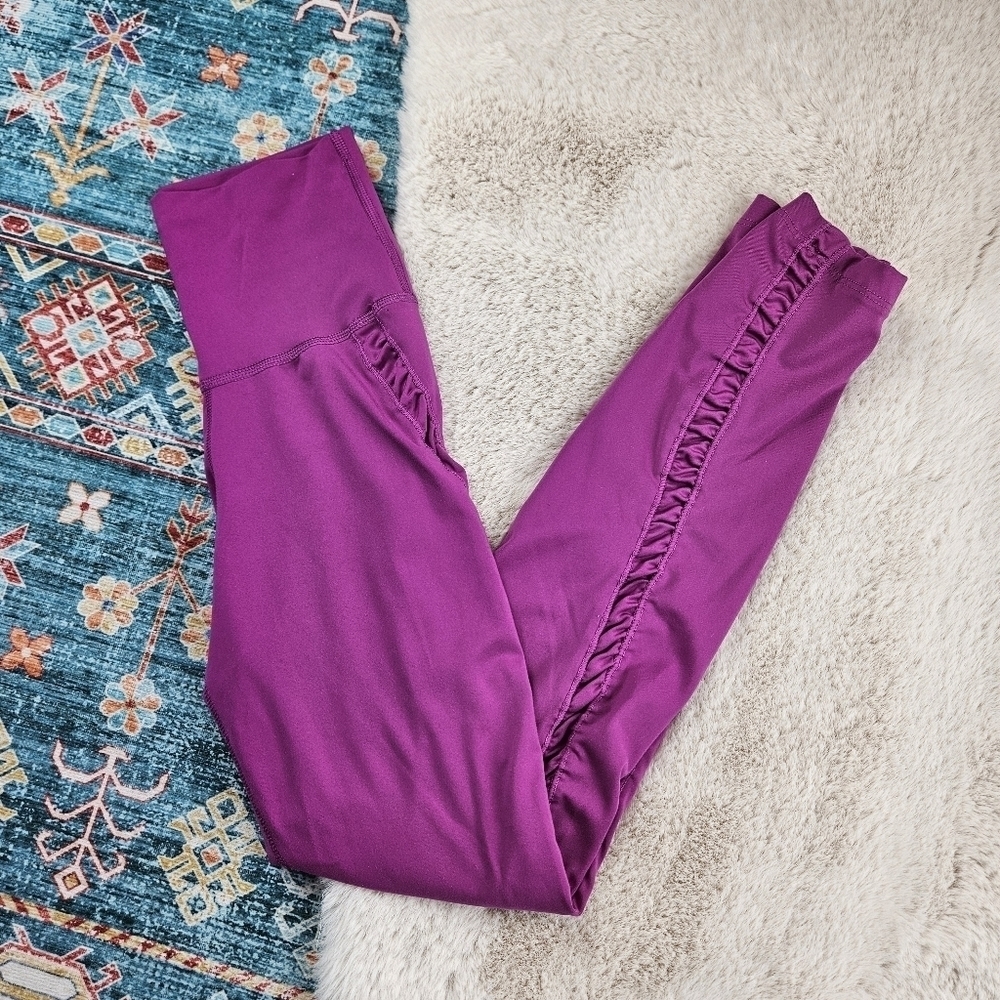 Nike Women's Yoga Collection 7/8 Cactus Flower Leggings CU6286-564 XS